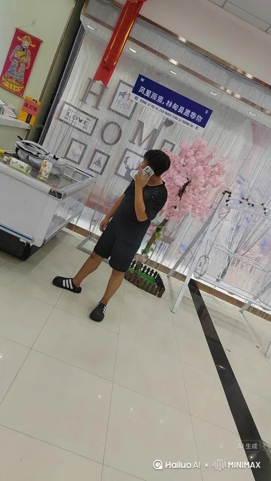 帮我生成一个视频：让图片中的场景动起来，人物变成无数灰色颗粒消失在视频中，向右吹走，原比例。比例 16:9，时长 5s，模型 高品质主体人物身上变出一大团微小深红色花瓣，花瓣向外爆炸式扩散主体人物身体，随之从四肢开始逐渐瓦解，化作无数红色粒子轻盈飘散，最终人物完全消失在漫天飞舞的花瓣中，人物完全消失，写实风格电影光效 by Hailuo AI Video Generator