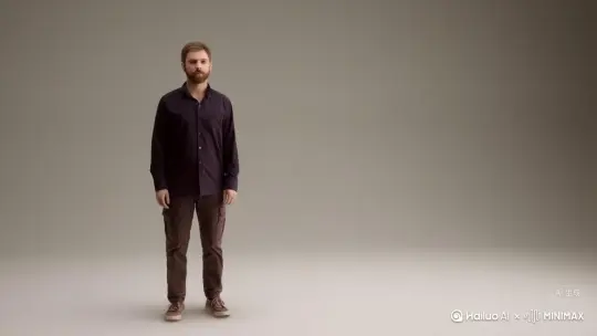 让图片中的场景动起来，人物变成无数红色颗粒加红色烟雾消失在视频中，向右吹走，原比例。比例 16:9，时长 5s，模型 高品质 by Hailuo AI Video Generator