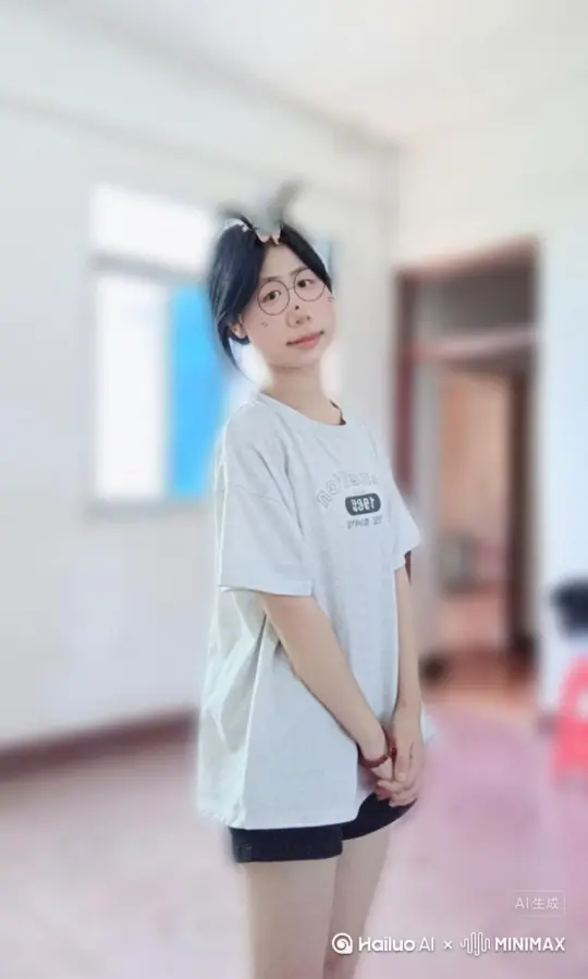 帮我生成一个视频：让图片中的场景动起来，人物变成无数灰色颗粒消失在视频中，向右吹走，原比例。比例 16:9，时长 5s，模型 高品质[右移,左摇,跟随] by Hailuo AI Video Generator