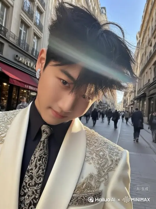 粉末消散 by Hailuo AI Video Generator