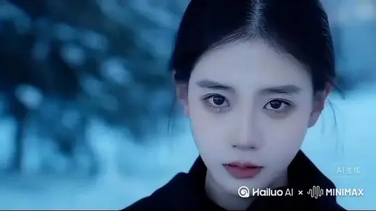 帮我把话帮我把画质调高，变成下雨天，人物变成玫瑰花瓣，无数个向右飘 by Hailuo AI Video Generator