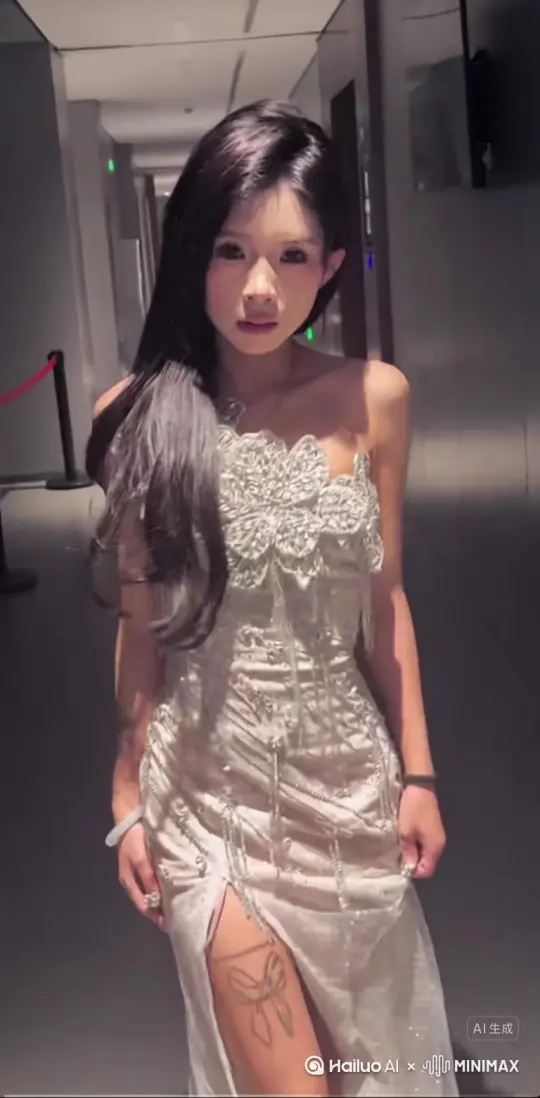 把人变成玫瑰飘散 by Hailuo AI Video Generator