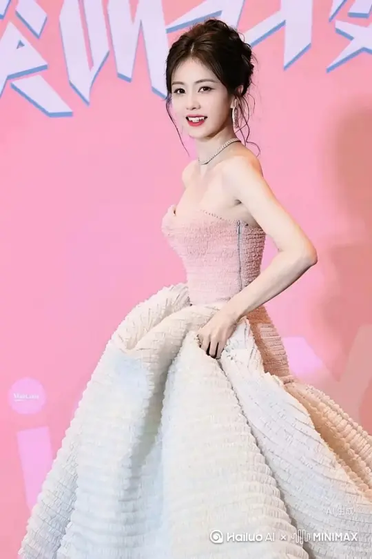帮我生成一个视频：让图片中的场景动 人物变成一团无数玫瑰花瓣颗粒 消失在视频中，向右吹走，原比例。比例 16:9，时长 5s，模型 by Hailuo AI Video Generator