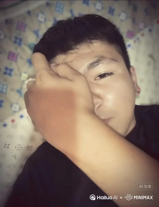 帮我生成一个视频：让图片中的场景动起来，人物变成无数红色颗粒消失在视频中，向右吹走
这软件就是免费的[熬夜工作]
如果你不是免费的，那就是你不是新人
想要其他效果直接在这个文案叠加就行[恋爱柴][右移,左摇,跟随] by Hailuo AI Video Generator