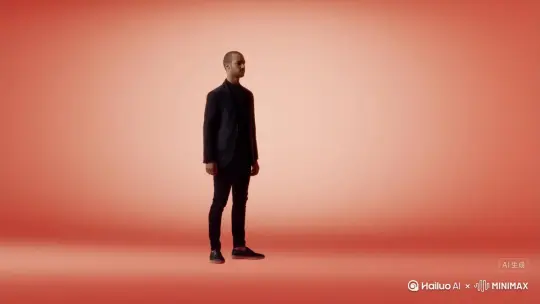 让图片中的场景动起来，人物变成无数红色颗粒加红色烟雾消失在视频中，向右吹走，原比例。比例 16:9，时长 5s，模型 高品质 by Hailuo AI Video Generator