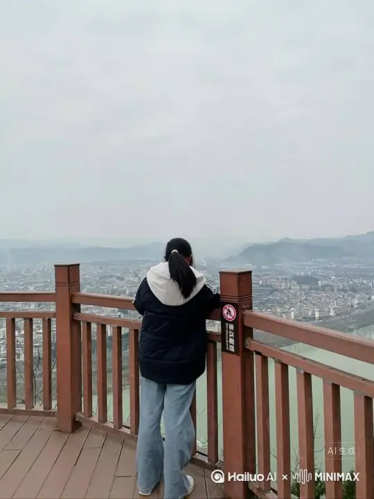 帮我生成一个视频：让图片中的场景动起来，人物变成无数红色颗粒消失在视频中，向右吹走，原比例。比例 16:9，时长 16秒，模型 高品质 by Hailuo AI Video Generator