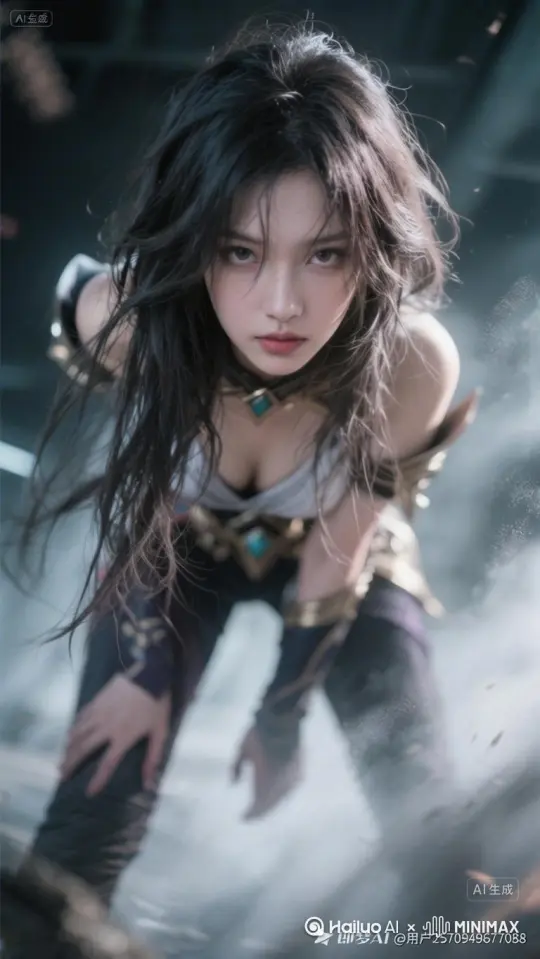 微笑 站起来 by Hailuo AI Video Generator