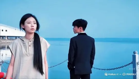帮我生成一个视频：让图片中的场景动起来，人物变成无数红色的花瓣消失在视频中，向右吹走，（花瓣数量只在人物慢慢中涌出，然后消失）原比例 模型 高品质[右移,左摇,跟随] by Hailuo AI Video Generator