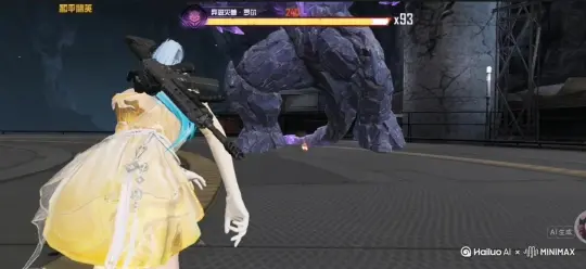 A large cluster of tiny crimson petals emerges from the main character's body, exploding outward in a radial burst. In tandem, the character's body begins to disintegrate gradually from the limbs, dissolving into countless red particles that drift away lightly. Eventually, the character completely fades into the漫天飞舞的 petals, vanishing entirely. Realistic style with cinematic lighting effects. by Hailuo AI Video Generator