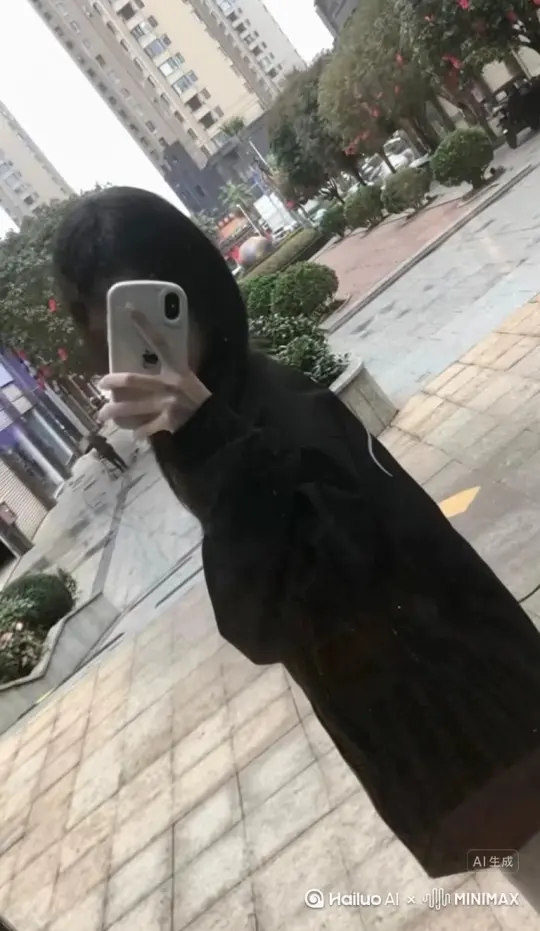 让图片中的场景动起来，人物变成无数花瓣消失在视频中，向右吹走（花瓣数量只在人物慢慢中涌出，然后消失）原比例。模型高品质 by Hailuo AI Video Generator