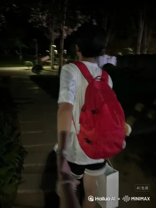 帮我生成一个视频：让图片中的场景动起来，人物变成无数灰色沙尘消失在视频中向右吹走（沙尘数量只在人物漫漫中涌出，然后消失）原比例 模型 高品质 by Hailuo AI Video Generator