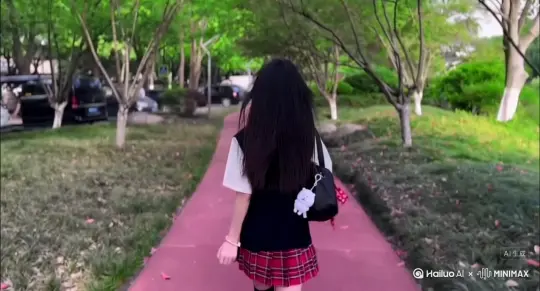 主体人物身上生出一大团微小深红色花瓣，花瓣向右扩散，主体人物身体随之从四肢开始逐渐瓦解，化作无数红色颗粒轻盈飘散，最终人物完全消散在漫天飞舞的花瓣中，人物完全消失，写实风格 by Hailuo AI Video Generator