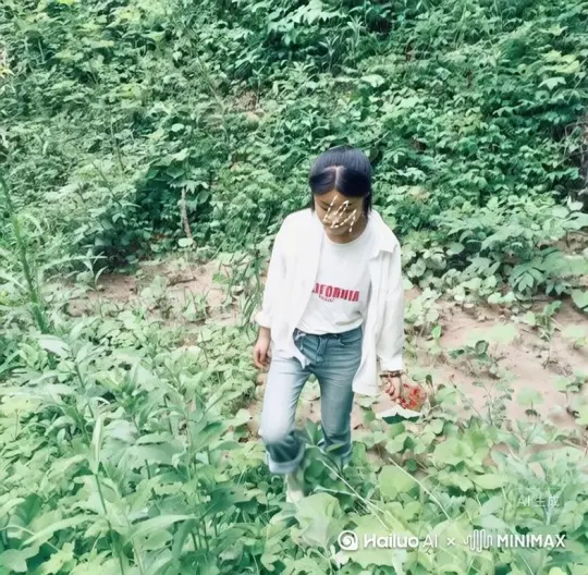 帮我生成一个视频：让图片中的场景动起来，人物变成无数玫瑰花瓣消失在视频中，向右吹走，原比例。比例 16:9，时长 7s，模型 高品质[右移,跟随] by Hailuo AI Video Generator