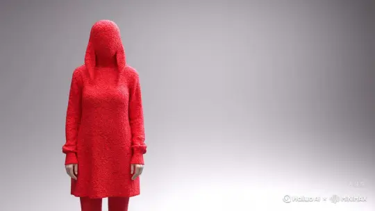 帮我生成一个视频:让图片中的场景动起来,人物变成无红色花瓣 然后消失在视频中,向右吹走(红色花瓣数量只在人物慢慢中涌出,然后消失)原比例 模型高质量,流畅,整体人物变成,花瓣生成多一些,要很多很多,之后花瓣一直流动,整体画面不要动,人物直接消失,花瓣要密集,人物直接没有,然后出花朵,颗粒向右吹走,颗粒流畅些,人物不要扭曲,人物直接消失 by Hailuo AI Video Generator