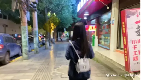 帮我生成一个视频：让图片中的场景动起来，人物变成无数土色沙尘消失在视频中，向右吹走（沙尘说只在人物中慢慢涌出，然后消失）原比例。模型 高品质[右移,左摇,跟随] by Hailuo AI Video Generator