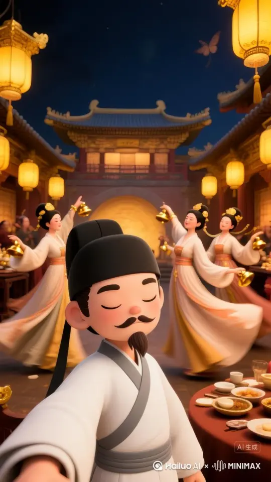 自拍视角，镜头跟随人物讲解运镜 by Hailuo AI Video Generator