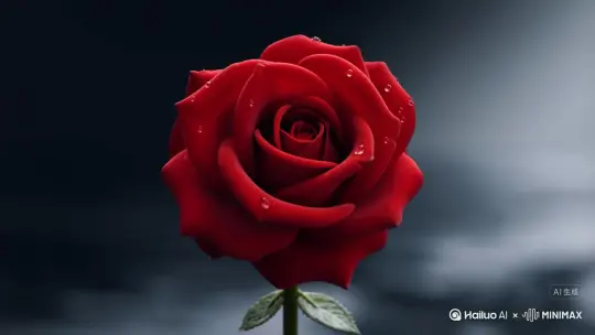 结果人物出现玫瑰花消失 by Hailuo AI Video Generator
