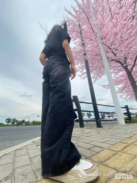 帮我生成一个视频：让图片中的场景动起来人物变成无数红色玫瑰消失在视频中向右吹走（玫瑰数量只在人物漫漫中涌出，然后消失）原比例。模型  高品质[右移,左摇,跟随] by Hailuo AI Video Generator