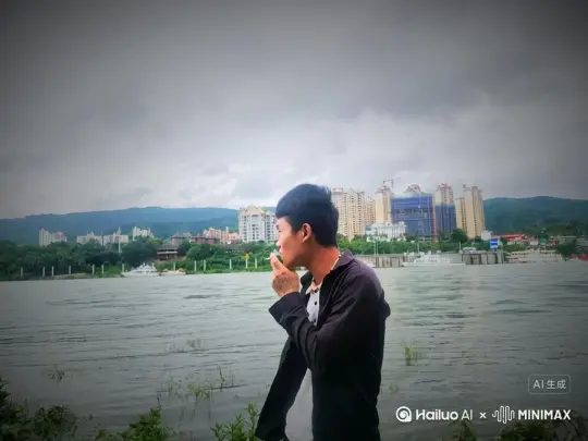 帮我生成一个视频：让图片中的场景动起来，人物变成无数玫瑰花瓣[右移,左摇,跟随]消失在视频中，向右吹走，原比例。比例 16:9，时长 5s，模型 高品质 by Hailuo AI Video Generator
