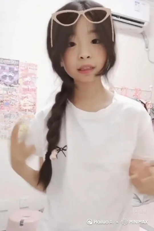 上传一张竖屏图并输入一种颜色，生成花瓣消失特效视频 by Hailuo AI Video Generator