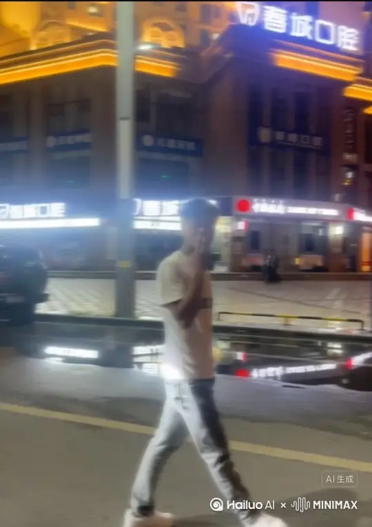 帮我生成一个视频  ：让图片中的场景动起来人物变成无数的玫瑰消失在中视频中（玫瑰数量只在人物中慢慢涌现然后消失）原比例  高质  量模型[右移,左摇,跟随] by Hailuo AI Video Generator