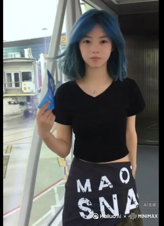 帮我生成一个视频：让图片中的场景动起来，人物变成无数灰色沙尘消失在视频中，向又吹走，（沙尘数量只在人物中慢慢涌出 ，然后消失）原比例。模型高品质[右移,左摇,跟随] by Hailuo AI Video Generator