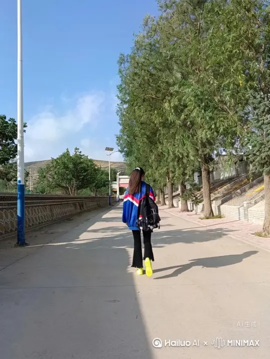 帮我生成一个视频：让图片中的场景动起来，人物变成无数红色玫瑰花瓣消失在视频中，向右吹走（沙尘数量旨在人物慢慢中涌出，然后消失）原比例。 by Hailuo AI Video Generator