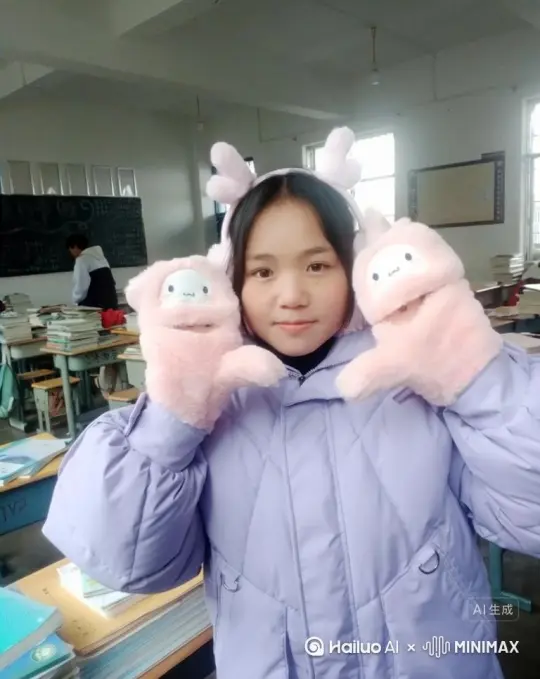 帮忙把人物做粒子消失 by Hailuo AI Video Generator