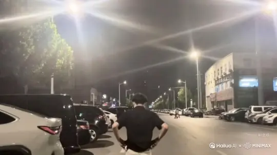 帮我生成一个视频：让图片中的场景动起来，人物变成无数粉色花瓣 然后消失在视频中，向右吹走，（粉色花瓣数量只在人物慢慢中涌出，然后消失）原比例。模型高质量，流畅，整体人物变成，花瓣生成多一些，要很多很多，之后花瓣一直流动，整体画面不要动，花瓣给我多生成一些 要好多好多，人物快速消失[右移,左摇,跟随][右移,左摇,跟随] by Hailuo AI Video Generator