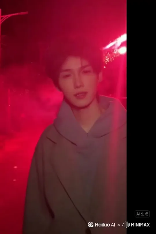 卷走人物玫瑰 by Hailuo AI Video Generator
