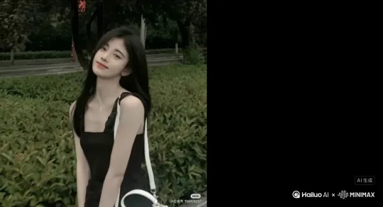 后面场景动起来，我变成红色的玫瑰花花瓣消失 by Hailuo AI Video Generator