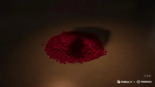玫瑰散人影 by Hailuo AI Video Generator