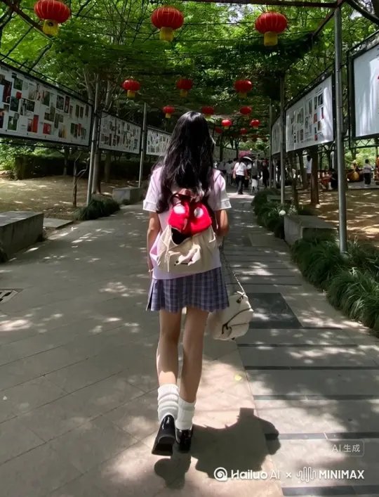 人物变成无数桂花消失在视频中，人物向右吹走，桂花数量不要太多，不要太密集原比例。比例 16:9，时长 5s，模型 高品质 by Hailuo AI Video Generator