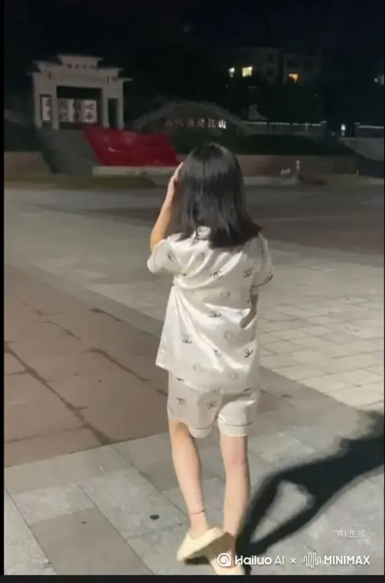 帮我生成一个视频：让图片中的场景动起来人物变成无数红色花瓣消失在视频中向右吹走（花瓣数量只在人物漫漫中涌出，然后消失）原比例。模型  高品质[左移,右摇,跟随] by Hailuo AI Video Generator