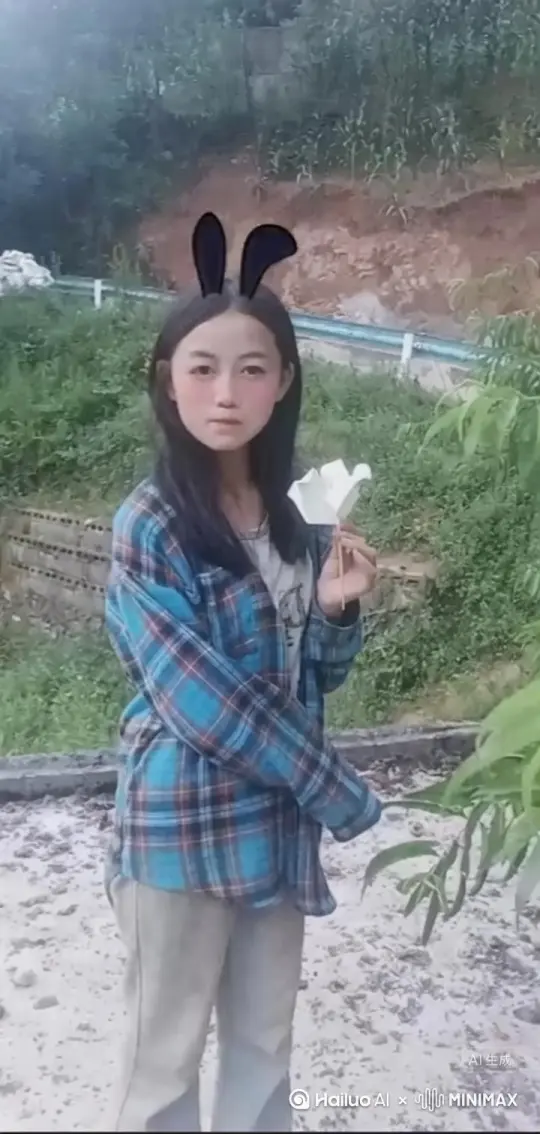 [右移,左摇,跟随]一下帮我生成一个视频：让图片中的场景动起来，人物变成无数红色玫瑰花消失在视频中，向右吹走（沙城数量只在人物中慢慢涌现，然后消失）   原比例。模型  高画质 by Hailuo AI Video Generator