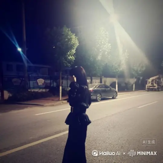 帮我生成一个视频：让图片中的场景动起来，人物变成无数花瓣消失在视频中，向右吹走，原比例。比例 16:9，时长 5s，模型 高品质[右移,左摇,跟随] by Hailuo AI Video Generator