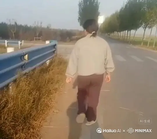 从她的肩膀和脸庞开始，碎裂成鲜红的玫瑰花瓣。她的身形不断消散，一片片地，直到最后只剩下漂浮的尘埃，在阳光中渐渐淡去。在整个过程中，阴影和光线必须保持完全不变。鲜红色的颗粒缓缓飘动，既不发光也不反光。确保碎裂过程看起来平滑自然，颗粒的大小和飘动方向保持一致，且无扭曲。 by Hailuo AI Video Generator