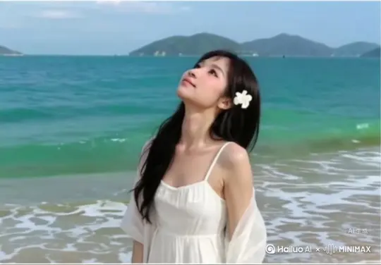 帮我生成一个视频：让图片中的场景动起来，人物变成无数灰色颗粒消失在视频中，向右吹走，原比例。比例 16:9，时长 5s，模型 高品质 by Hailuo AI Video Generator