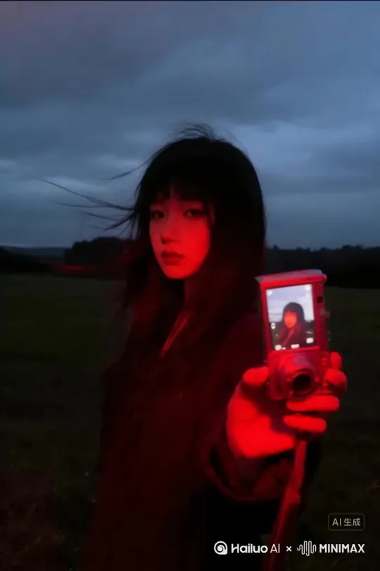 暗红色 by Hailuo AI Video Generator