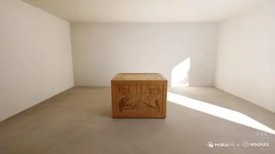 {
  "description_zh": "电影视角拍摄一个阳光照耀的原始丛林主题房间。一个密封的木箱颤抖着打开，里面的物品迅速组装成一个充满原始丛林氛围的房间，房间内有逼真的藤蔓、仿真树木、动物标本等元素，床上铺着带有丛林图案的毛毯。无文字。",
  "description_en": "Cinematic shot of a sunlit room with a primitive jungle theme. A sealed wooden box trembles, opens, and the items inside assemble rapidly into a room full of primitive jungle atmosphere, with elements such as realistic vines, imitation trees, animal specimens, etc., and a jungle - patterned blanket on the bed. No text.",
  "style": "cinematic",
  "camera": "fixed wide angle",
  "lighting": "natural warm with cool accents",
  "room": "primitive jungle themed room",
  "elements_zh": [
    "木箱（有原始风格标记）",
    "带有丛林图案毛毯的床",
    "树桩造型的床头柜",
    "仿照火把的灯具",
    "用树枝搭建的衣架",
    "藤编书架",
    "兽皮边框镜子",
    "动物头骨装饰",
    "草编地毯",
    "树叶样式窗帘",
    "藤椅",
    "真植物"
  ],
  "elements_en": [
    "wooden box (with primitive - style mark visible)",
    "bed with jungle - patterned blanket",
    "tree - stump - shaped bedside tables",
    "torch - imitating lamps",
    "hanger made of branches",
    "rattan bookshelf",
    "mirror with animal - skin frame",
    "animal skull decoration",
    "straw - woven rug",
    "leaf - style curtains",
    "rattan chair",
    "real plants"
  ],
  "motion": "box opens, items assemble precisely and rapidly",
  "ending_zh": "宁静、充满原始丛林氛围的空间，带有丛林特色元素",
  "ending_en": "a calm space full of primitive jungle atmosphere, with jungle - characteristic elements",
  "text": "none",
  "keywords_zh": [
    "16:9",
    "原始丛林",
    "快速组装",
    "无文字",
    "暖冷色调"
  ],
  "keywords_en": [
    "16:9",
    "primitive jungle",
    "fast assembly",
    "no text",
    "warm & cool tones"
  ]
} by Hailuo AI Video Generator