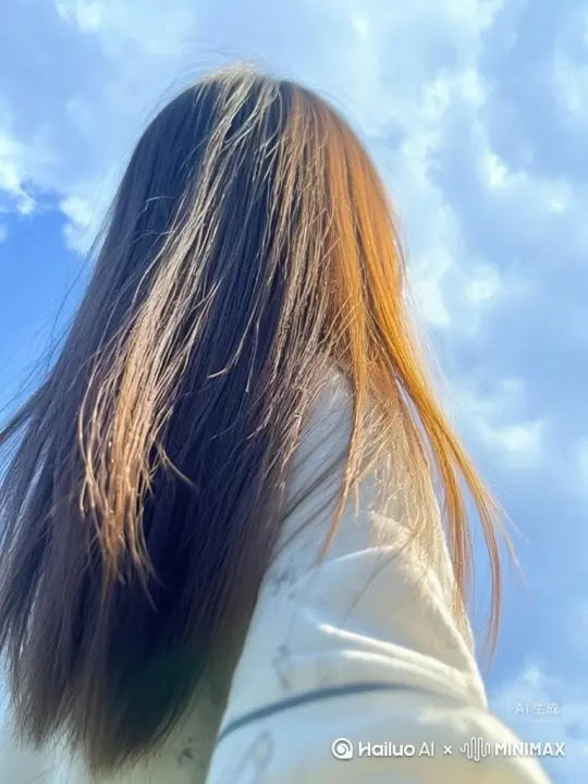 帮我生成一个视频:图片中的场景动起来，人物动起来缓慢变成无数灰色颗粒向右吹走（灰色颗粒只在人物中慢慢涌出，最后消失）原比例。模型，高品质[右移,左摇,跟随] by Hailuo AI Video Generator