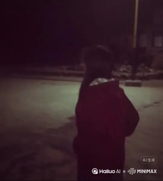 帮我生成一个视频：让图片中的场景动起来人物变成无数花瓣消失在视频中向右吹走（花瓣数量只在人物漫漫中涌出，然后消失）原比例。模型  高品质[右移,左摇,跟随][左移,右摇,跟随] by Hailuo AI Video Generator