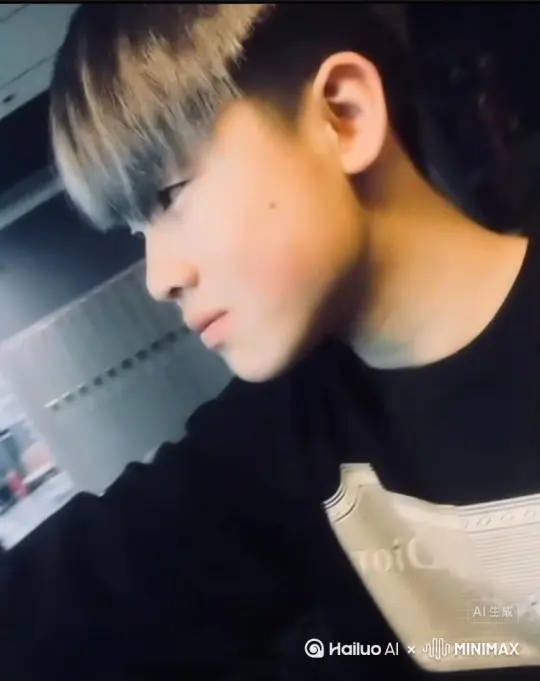 帮我生成一个视频：让图片中的场景动起来，人物变成无数玫瑰消失在视频中，向右吹走，原比例。比例 16:9，时长 5s，模型 高品质 by Hailuo AI Video Generator