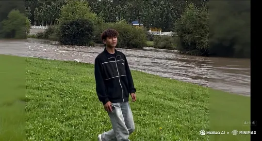 从他的肩膀和脸部开始 身体碎裂成鲜艳的玫瑰花瓣 逐渐消失一片片的消失直到只剩下在阳光中渐渐消逝的漂浮尘埃 整个过程中阴影和光线必须保持完全不变这些鲜花的微粒缓缓飘散既不发光也不反光要确保分解过程看起来平滑自然 微粒保持不变 by Hailuo AI Video Generator
