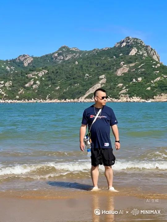 主体人物身上变出一大团微小深红色花瓣，花瓣向外爆炸式扩散，主体人物身体随之从四肢开始逐渐瓦解，化成无数红色粒子轻盈飘散，最终人物完全消散在漫天飞舞的花瓣中，人物完全消失，写实风格，电影光效 by Hailuo AI Video Generator