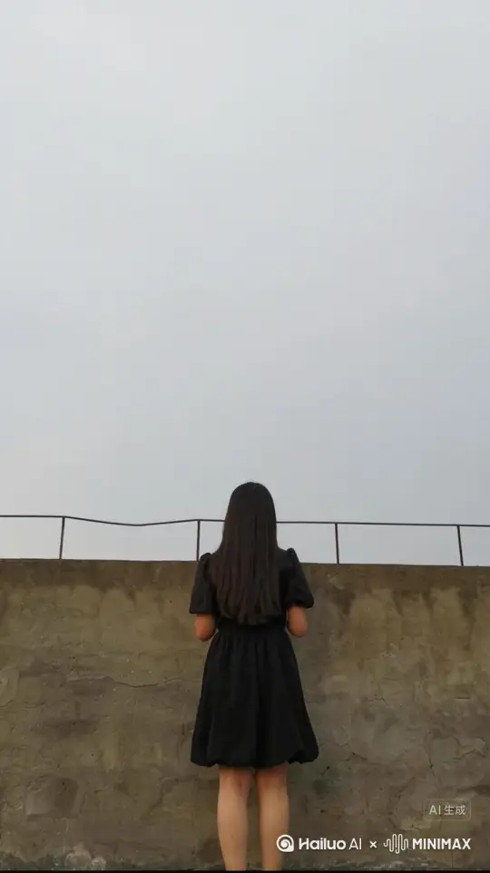 生成一个视频：让图片中的场景动起来，人物变成无数玫瑰花片，消失在视频中向右吹走（玫瑰花片数量只在人物慢慢中涌出，然后消失）模型  高品质 by Hailuo AI Video Generator