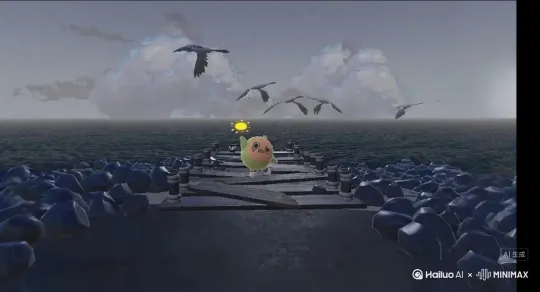 红色 by Hailuo AI Video Generator