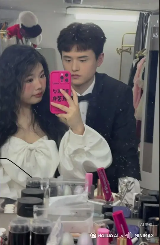 帮我生成一个视频：让图片中的场景动起来，人物变成无数灰色沙尘消失在视频中，向右吹走（沙尘数量只在人物慢慢中涌出，然后消失）原比例。模型高品质[右移,左摇,跟随] by Hailuo AI Video Generator