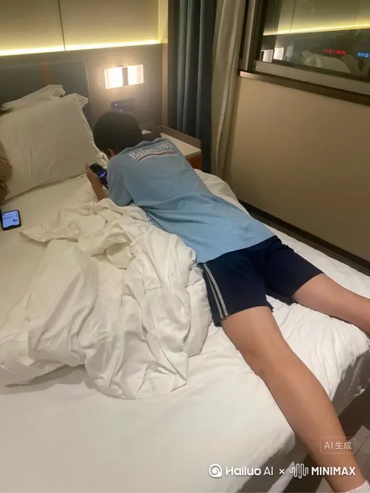帮我生成一个视频：让图片中的场景动起来、人物变成无数红色沙尘消失在视频中、向右吹走、（沙尘数量只在人物中慢慢涌出、然后消失）原比例、模型 高品质[右移,左摇,跟随] by Hailuo AI Video Generator