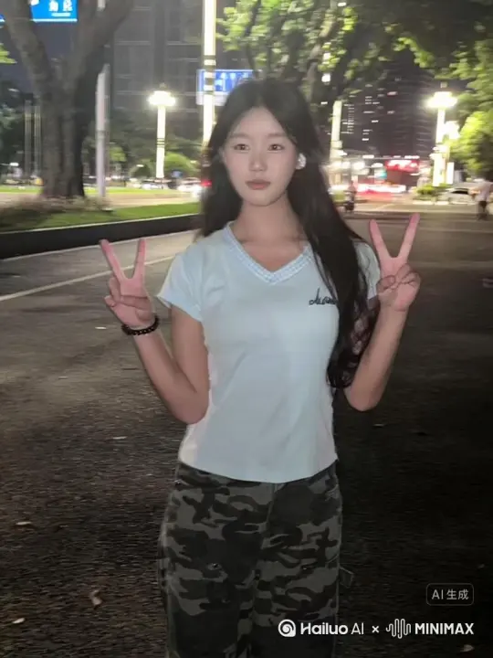 主体人物不动，变成无数沙子一样大小的粒子消散（粒子颜色为深红色，粒子从中人物中间蔓延到全身周围；粒子消散方式为蔓延到全身周围后向右飘散）人物消失粒子向右随风飘走逐渐变为无数红色花瓣，电影特效风格，电影光效 by Hailuo AI Video Generator